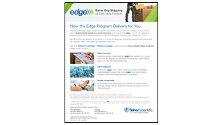 Fisher Scientific Edge Flyer
